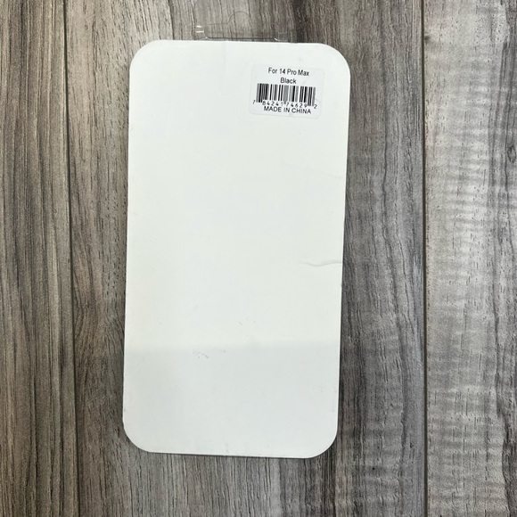 Black iPhone 14 Pro Max silicone phone case, NWOT - Picture 2 of 4